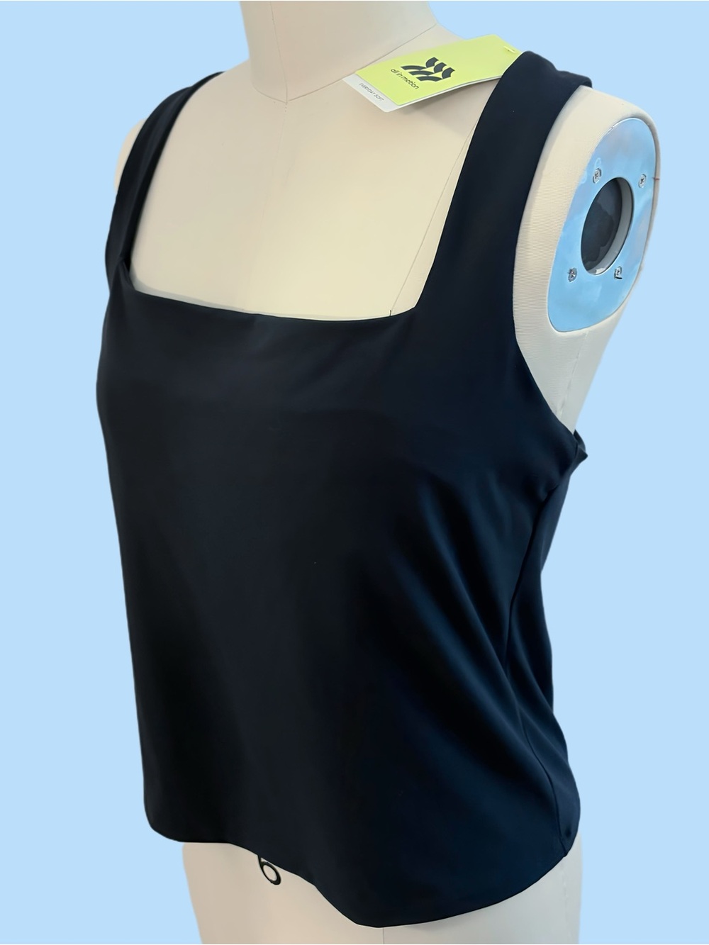 all in motion Navy Square Neck Performance Tank - Picture 4 of 7